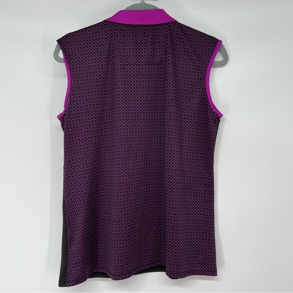 Nancy Lopez Golf Sleeveless Polo Shirt Womens - Picture 4 of 5